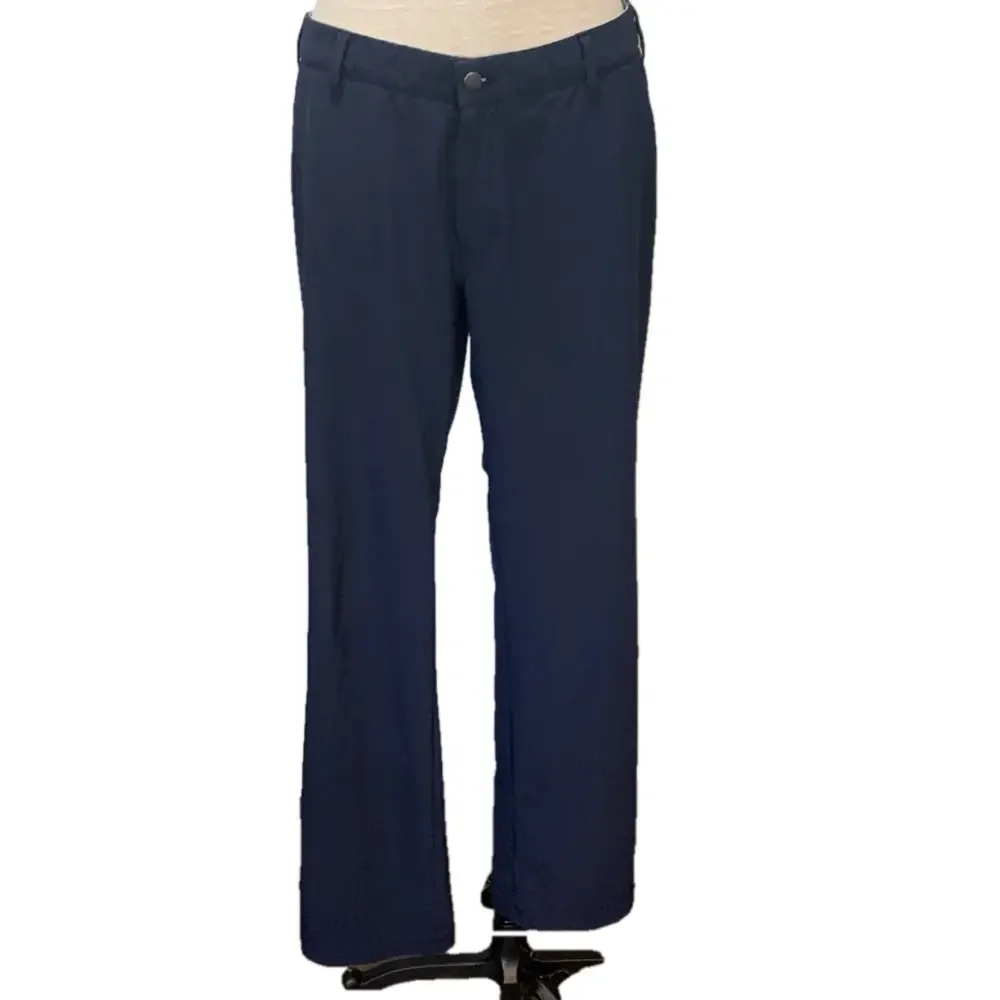 Adidas sz 35x34 navy blue pants